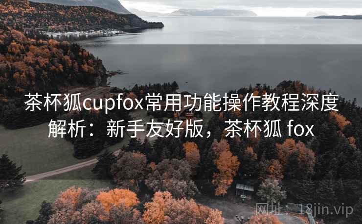 茶杯狐cupfox常用功能操作教程深度解析：新手友好版，茶杯狐 fox