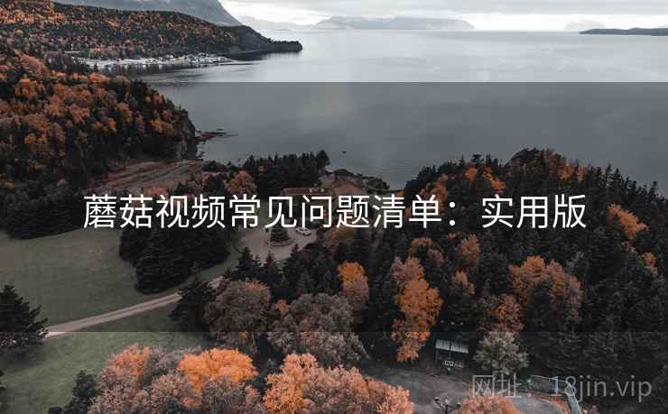 蘑菇视频常见问题清单：实用版
