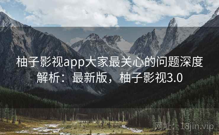 柚子影视app大家最关心的问题深度解析：最新版，柚子影视3.0