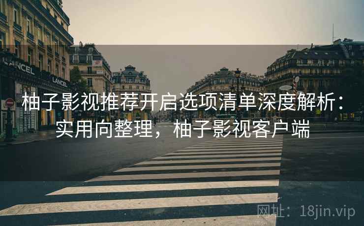 柚子影视推荐开启选项清单深度解析：实用向整理，柚子影视客户端